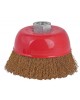 Perie circulara tip cupa din sarma pentru flex 75 mm